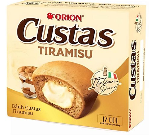 Custas Tiramisu 12 Unid