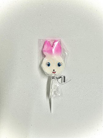 Pirulito de Marshmallow formato Coelho -Und
