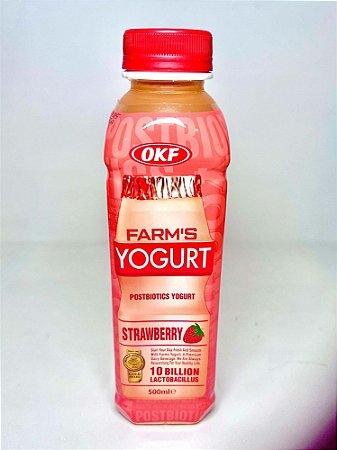 Refresco Sabor Yogurt e Morango 500ml