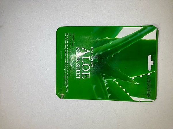 Máscara Facial Coreana Aloe Vera