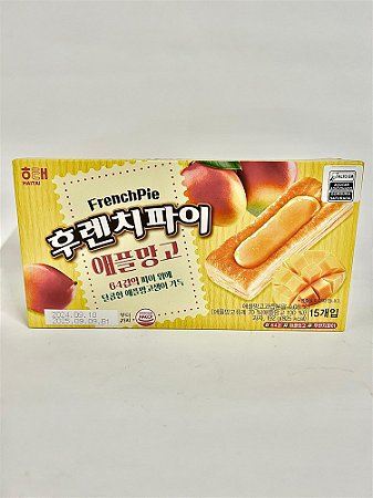 Biscoito Folhado French Pie Apple Manga Haitai 192g
