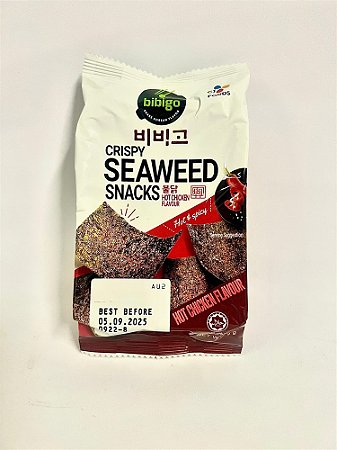 Salgadinho de Alga Bibigo Hot Chicken Flavour unid