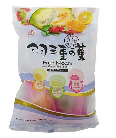 Mochi Sabor Frutas Pacote 120g