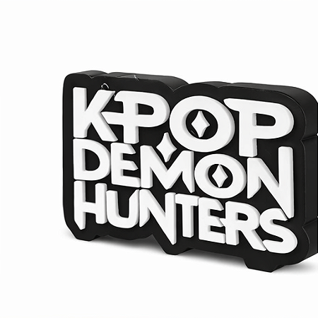 Placa Decorativa Kpop Demon Hunters