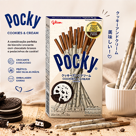 Pocky Cookie Cream