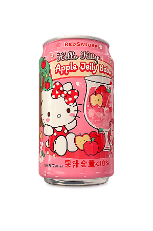 Bebida Hello Kitty -  Maça com Gelatina