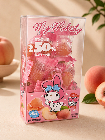 Bala Descascavel 3D(MY Melody) -Pessego