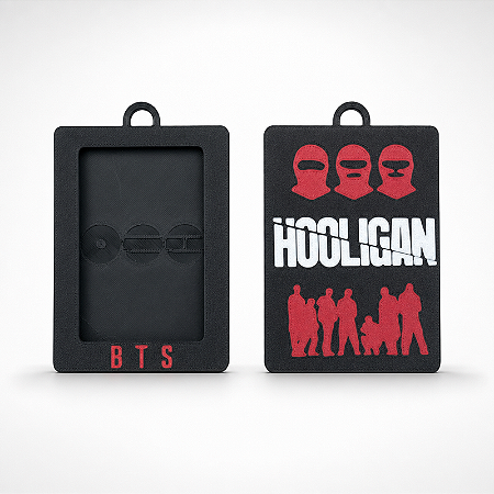Holder Photocard Hooligan Preto BTS –  Kpop Army korea