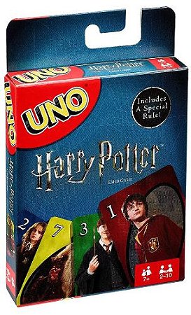 Jogo Uno Harry Potter Mattel 2 a 10 Jogadores com 112 Cartas