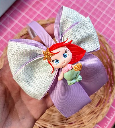 TIARA ARIEL (APLIQUE LINDO EM BISCUIT)
