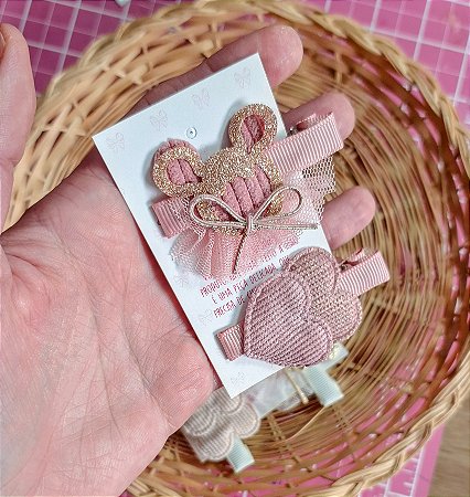 PAR MINNIE LUXO ROSÉ