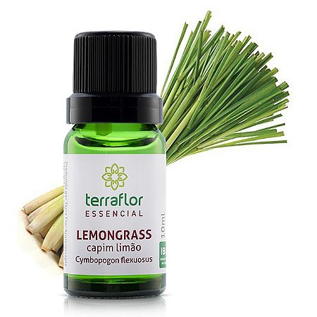 Óleo Essencial de Capim Limão/ Lemongrass 10ml - Terra Flor