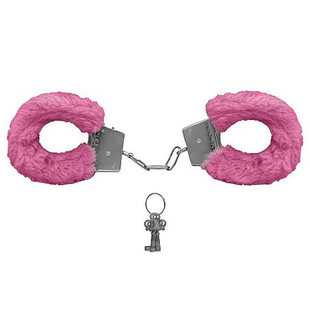 ALGEMA DE METAL COM PELÚCIA