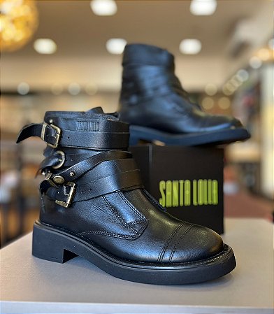 BOTA EM COURO CONFORT FIVELAS SANTA LOLLA