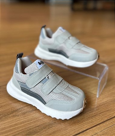 TÊNIS INFANTIL BIBI JOGGING CINZA