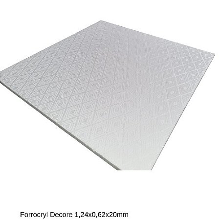 Forro Isopor Forrocryl Decore 1.250 x 625 x 20mm (peça)
