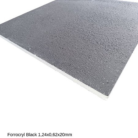 Forro de Isopor preto 1.250 x 625 x 20mm (peça)