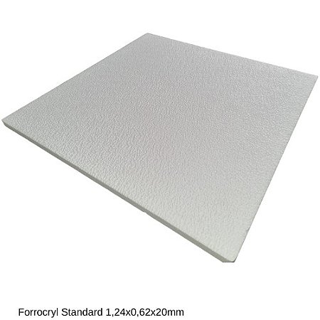 Forro Isopor Forrocryl Standard 1.250 x 625 x 20mm (peça)
