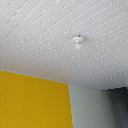 Forro de PVC 6mm x 20cm x 5.00m Branco MADEX