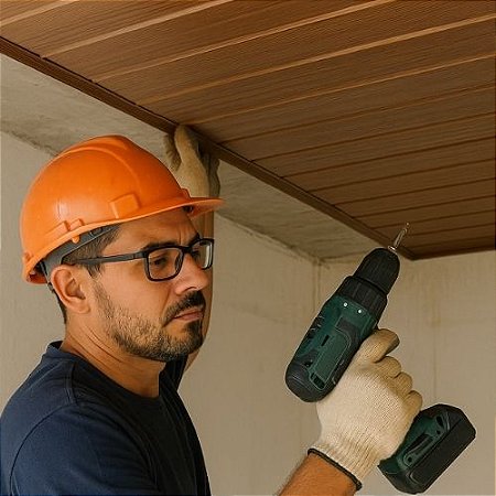 Profissionalismo no Teto: Instalação de Forro de PVC com Mão de Obra Especializada!