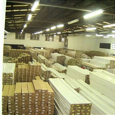 Forro PVC - Branco Frisado 6mm Régua c/ 5 metros-SP Forros PVC