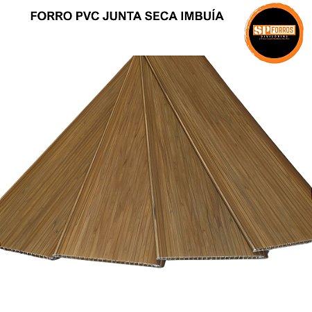 Forro PVC Liso Junta Seca Amadeirado Perfilix – Imbuia