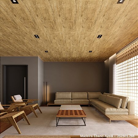 Forro Vinilico Madeira Ébano Fosco Plasbil – Revid - SP Forros