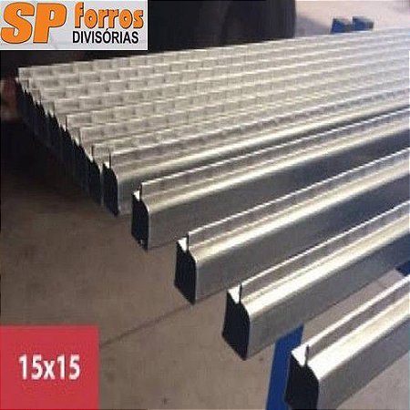 Metalon galvanizado 15x15x6mts de forro pvc