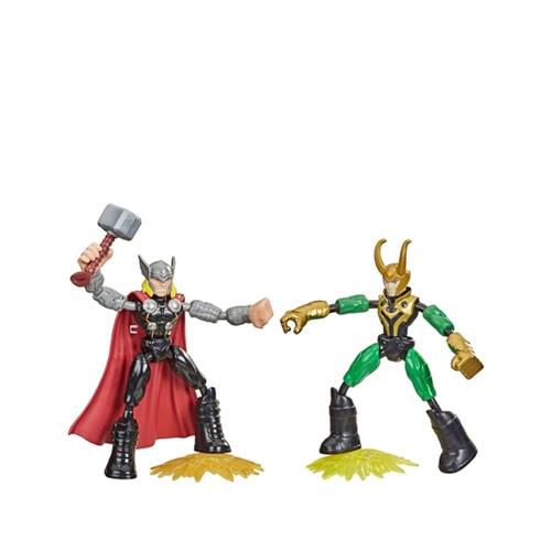 Boneco Bend e Flex Avengers Thor vs Loki - Hasbro F0245