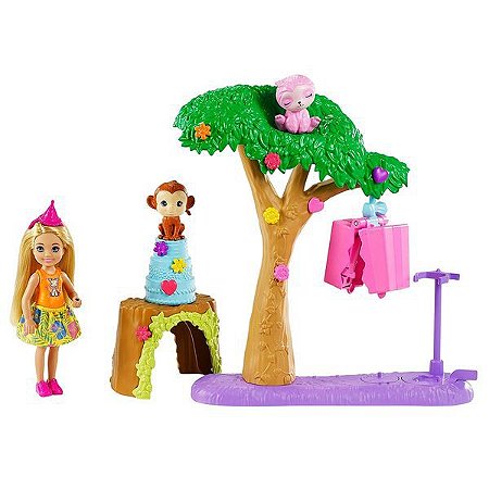 Boneca Barbie Chelsea Festa Na Selva - Mattel GTM84