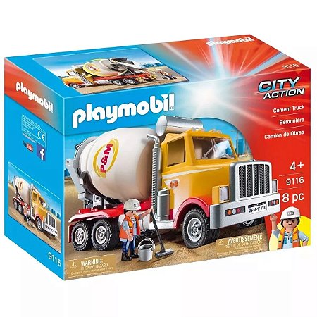 Playmobil City Caminhão Betoneira - Sunny 1707