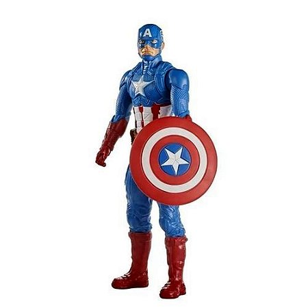 Boneco Avengers Capitão America Titan Hero Hasbro - E7877