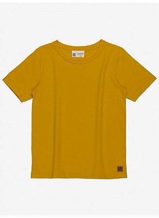 Camiseta Infantil Youccie Básica Amarelo