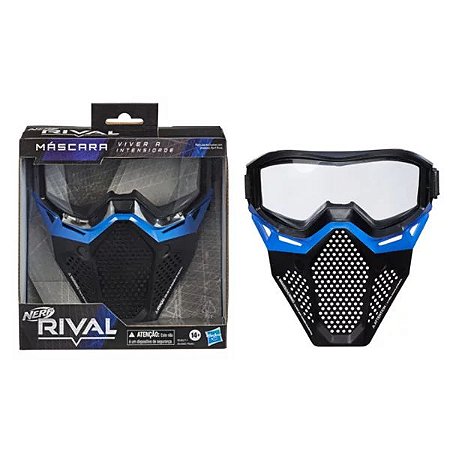 Máscara De Proteção Nerf Rival AC Hasbro Azul -B1590