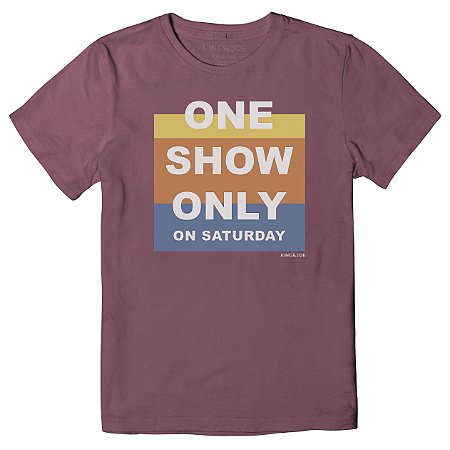Camiseta Infantil King&Joe One Show Only CA02011K