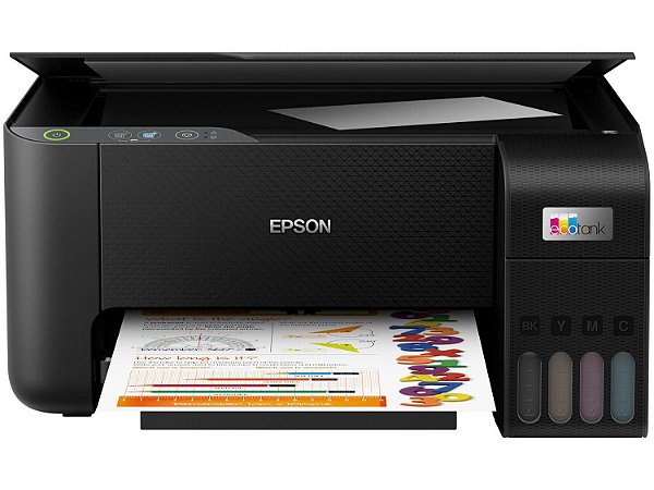 Impressora Multifuncional Epson Ecotank L3250 - Tanque de Tinta Colorida USB Wi-Fi