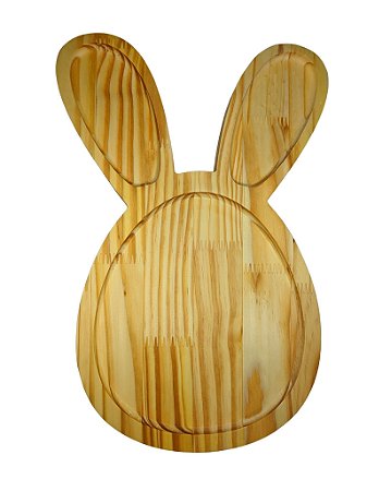 Tábua petisqueira decorativa coelho páscoa M - 006