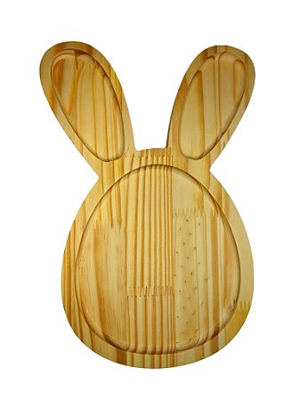 Tábua petisqueira decorativa coelho páscoa G  - 007