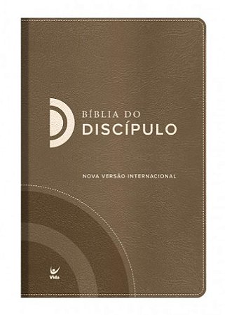 Bíblia do discípulo - NVI - luxo marrom