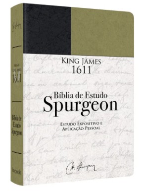BÍBLIA DE ESTUDO SPURGEON - Letra Grande - capa dura - Luxo - Verde