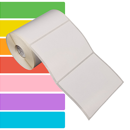 Etiqueta adesiva 100x75mm 10x7,5cm BOPP p/ congelados p/ Zebra Argox Elgin - Rolo c/ 385 (30m)