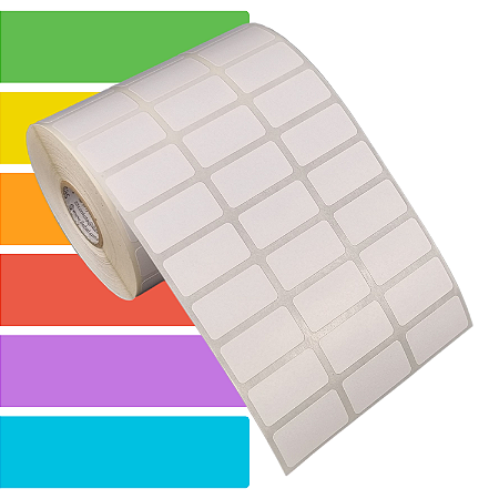 Etiqueta adesiva 30x15mm 3x1,5cm (3 colunas) Térmica (impressão sem ribbon) impressora térmica direta Rolo 30m