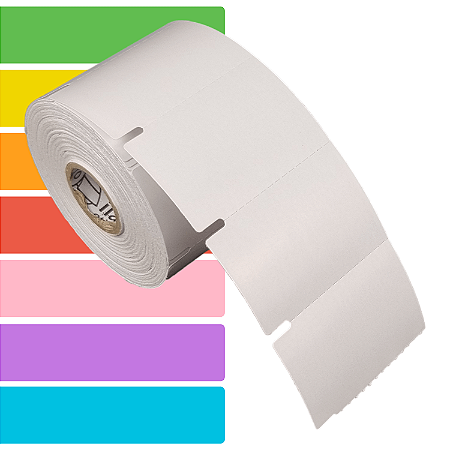 Etiqueta Gôndola adesiva 60x40mm 6x4cm Couche Gap lateral p/ Zebra Argox Elgin - Rolo c/ 750 (30m)