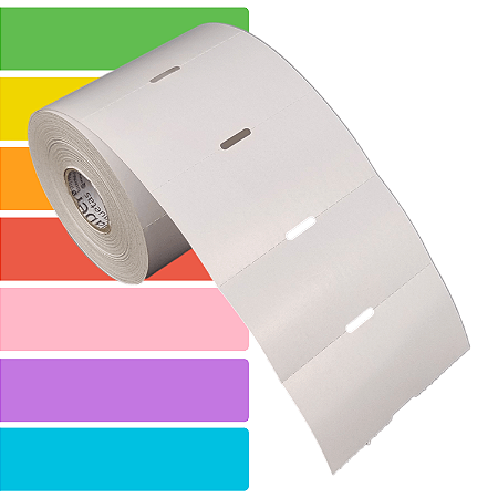 Etiqueta Gôndola adesiva 80x40mm 8x4cm Couche Gap central p/ Zebra Elgin - Rolo c/ 750 (30m)