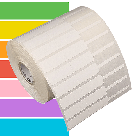 Etiqueta adesiva de jóias e óculos 95x12mm (alça direita) BOPP p/ Zebra Argox Elgin - Rolo c/ 2000 (30m)