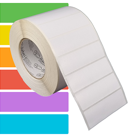 Etiqueta adesiva 100x30mm 10x3cm Térmica (impressão sem ribbon) - Rolo c/ 2727 (90m) Tubete 3 polegadas