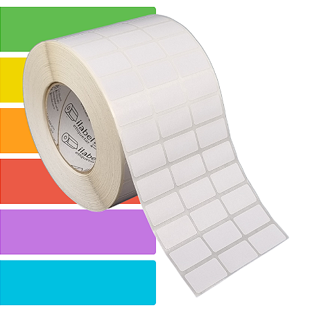 Etiqueta adesiva 33x17mm 3,3x1,7cm (3 colunas) Térmica (impressão sem ribbon) - Rolo c/ 90m Tubete 3 polegadas