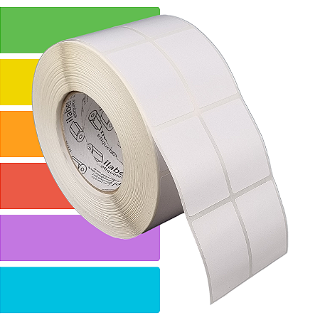 Etiqueta adesiva 40x60mm 4x6cm (2 colunas) Térmica (impressão sem ribbon) Rolo c/ 2856 (90m) Tubete 3 polegadas