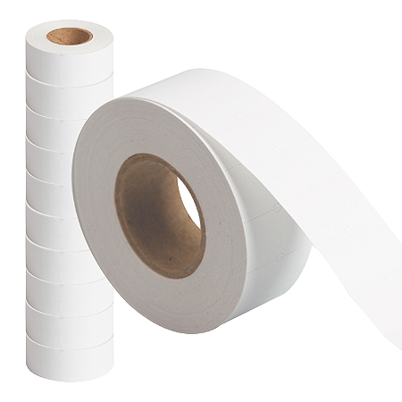 Etiqueta refil Etiquetadora 21x12mm - 10 rolos com 1000