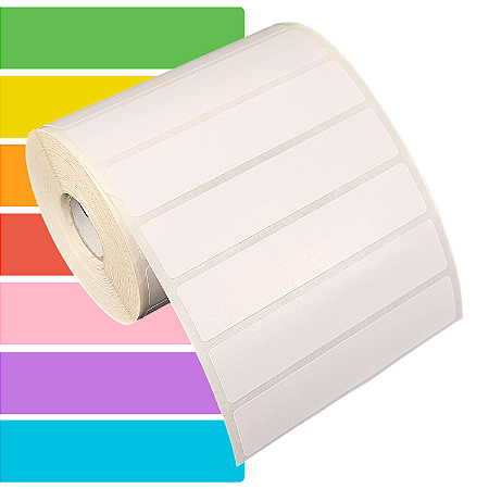 Etiqueta adesiva 100x20mm 10x2cm BOPP p/ congelados p/ Zebra Argox Elgin - Rolo c/ 1304 (30m)